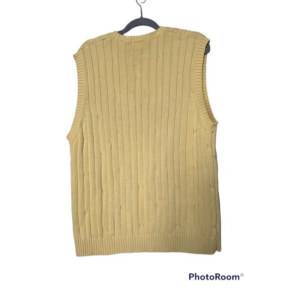 J. Crew sweater vest vintage early 90’s size L - Picture 2 of 3